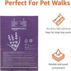 Amazon Basics Premium Lavender Scented Standard Dog Waste Bags, 900 bags,15 Count (Pack of 60)