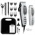 Wahl USA Pet-Pro Corded Clipper & Battery Trimmer Pet Grooming Kit for Dogs | At Home Dog Grooming For Full Hair Clipping, Face & Paw Trims, Light To Thick Coats, Brand Used By Professionals – Model 9284