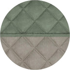 PureFit Reversible Recliner Chair Covers Couch Covers for Dogs, 28 in | Greyish Green/Beige, Water Resistant Couch Protector, Washable Pet Couch Cover with Non Slip and Elastic Straps For Kids