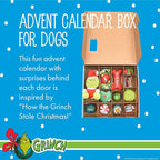 Dr. Seuss for Pets How the Grinch Stole Christmas Dog Advent Calendar with 12 Surprise Toys and Accessories, Dog Stocking Stuffers, Dog Christmas Gifts, Christmas Gifts for Dogs | Officially licensed holiday countdown calendar, includes treats and toys...