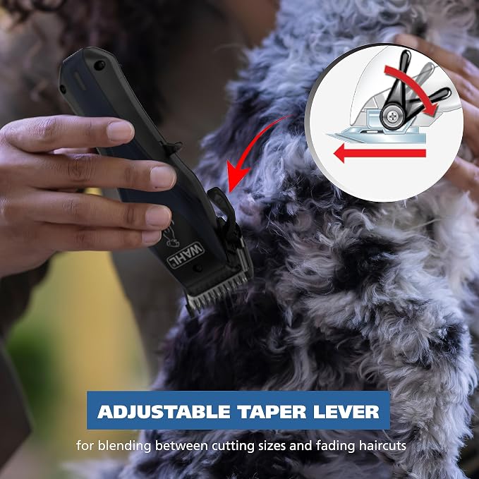 Wahl Power Pro Lithium Ion Rechargeable Cordless Dog Grooming Clipper Kit | Heavy Duty Cordless Electric Dog Clippers For Grooming Thick Coats At Home – Model 3024675