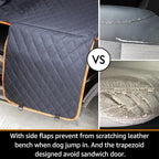 Dog Car Seat Covers 100% Waterproof, Dog Seat Cover with Side Flaps from Scratching, Pet Seat Cover for Back Seat of Car/SUV/Truck Machine Washable… (Truck)