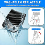 Size 3/4HT Detachable Pet Grooming Clipper Blade with Steel Cutter, 3/4 Inch (19 mm) Cut Length, Black, Compatible with Andis, Oster A5, Wahl KM10, 1 Pack