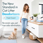 Litter Box Magic Cat Litter Deodorizer Gel, Fresh Scent, 16 Oz, Pack of 2 | Odor-Absorbing Gel Jar Neutralizes Cat Litter Box Odors with a Fresh Scent. Multi-Cat Smell Eliminator. Non-Toxic.