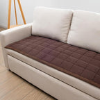 Pet Couch Covers,Couch Cover for Dogs Washable,Anti Slip Dog Sofa Covers Couch Protector Sofa Mat,Seat Cover,Dog Mat,Pet Pad for Furniture 1 Piece (Brown, 21''x47''/Rectangular)