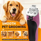 Size 5/8 Detachable Pet Grooming Clipper Blade with Steel Cutter, 1/32 Inch 0.8mm Cut Length, Silver, Compatible with Andis, Oster A5, Wahl KM10, 1 Pack