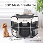 JESPET Pet Dog Playpens 36", 45" & 61" Portable Soft Dog Exercise Pen Kennel with Carry Bag for Puppy Cats Kittens Rabbits, Indoor/Outdoor Use