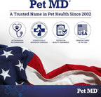 Pet MD Benzoyl Peroxide Shampoo for Dogs, Cats, and Horses - 12oz | Helps Relieve Itchy, Oily & Flaky Skin - Deep Cleansing & Deodorizing Formula - Passion Fruit Scent