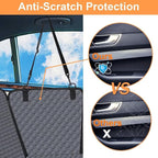 Mancro Dog Car Seat Cover for Back Seat, Waterproof Dog Hammock for Car | 600D Heavy Duty, Scratch-Resistant Back Seat Pet Cover for Dogs with PVE Nonslip Underside, Fits for Sedan, Trucks and SUVs