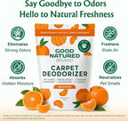Good Natured Brand | Carpet Deodorizer & Freshener Powder | 31 oz Pet Odor Eliminator for Strong Odor & Pet Urine | Fresh Natural Mandarin Scent | Safe for Homes with Pets