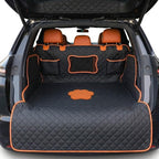 SUV Cargo Liner for Dogs,Waterproof Dog Trunk Cover with Side Flaps | Material: Waterproof PU Leather | Protection: 12.60" Side Flaps & 17.72" Bumper Flap | Fit: Most SUVs | Non-Slip Design