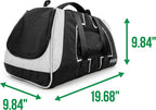 Sherpa Forma Frame Crash-Tested Travel Pet Carrier, Airline Approved & Guaranteed On Board - Black, Medium