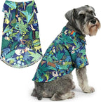 Parisian Pet Amazonia Dog Shirt - Cotton Clothes for Large Dogs - Stylish Tropical Dog Outfit - Lightweight and Soft Puppy Clothes - Trendy Tshirts for Dogs - Comfortable Summer Pet Apparel