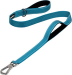 PetiFine 4FT Heavy Duty Dog Leash with Soft Padded Double Handle | Traffic Handle Extra Control,Auto Lock Hook,Reflective Nylon Walking Lead for Large,Medium,Small Breed Dogs