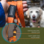 Wilderdog Waterproof Dog Leash - Repels Water & Dirt - Terracotta
