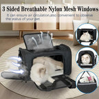 Top tasta Dog Cat Carrier Pet Carriers for Small Medium Large Cats Dogs Carrier Soft Sided Small Puppy Dog Carrier Portable Foldable Airline Approved Dog Cat Travel Carrier Black Medium