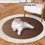 Cat Scratch Furniture Protector, 78.7"x15.8" Cat Scratch Pad for Couch | Trimmable Self-Adhesive DIY Sofa Wall Cats Tower Mat, Replacement Pads from Pet Claws, Dark Brown