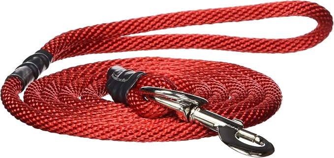 The Walkie No Pull Dog Leash - Gentle, Effective, Encourages Loose Leash Walking - Made in USA - Red - Size Large for Dogs 25 lbs – 150 lbs