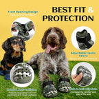 Dog Shoes for Hot Pavement - Comfortable Paw Protection for Medium & Large Dogs, Adjustable Strap & Non-Slip, Easy-Clean, Outdoor Sports Boots, Dog Booties for Summer Rain (Camouflage, XL)