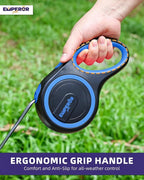 Emperor Pets 26 ft Retractable Dog Leash Large Dogs - Up to 110lbs, Heavy Duty Leash Retractable 26 ft, Dog Leashes for Large Breed Dogs -BL26