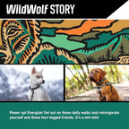 Wolfgang Heavy Duty Dog Leash, Pull-Tested for Walking & Training, WildWolf Print, Small