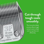 Wahl Professional Animal Competition Blade, 2376-100, 3F | Extra Coarse, Detachable Blade with 25/64 in Cut Length