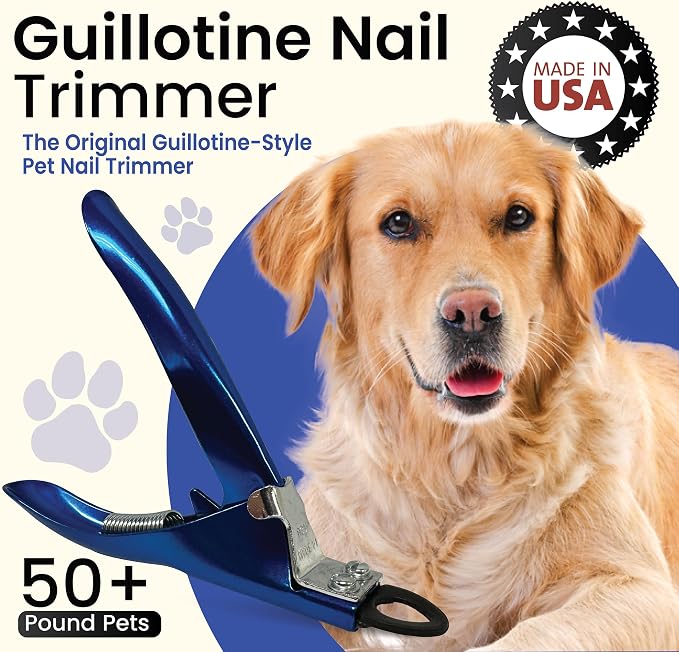 Candy Series Dog Nail Clippers for Small to Medium Dogs – USA-Made Professional Guillotine Pet Nail Trimmer with Replaceable Blade System