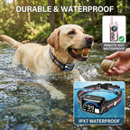 Dog Shock Collar with Remote Control, Shock Collar for Dogs, 2-in-1 Upgraded 3300FT Super Long Range Rechargeable Dog Shock Collar, 4 Safe Modes, IPX7 Waterproof Receiver