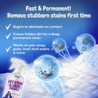 Sunny & Honey Pet Stain and Odor Remover Spray for Carpets, 32floz Lavender | USA Made - Enzyme Cleaner for Dog Urine & Poop - Eliminates Set In Stains - Color Safe - For Rugs, Furniture & Car Seats