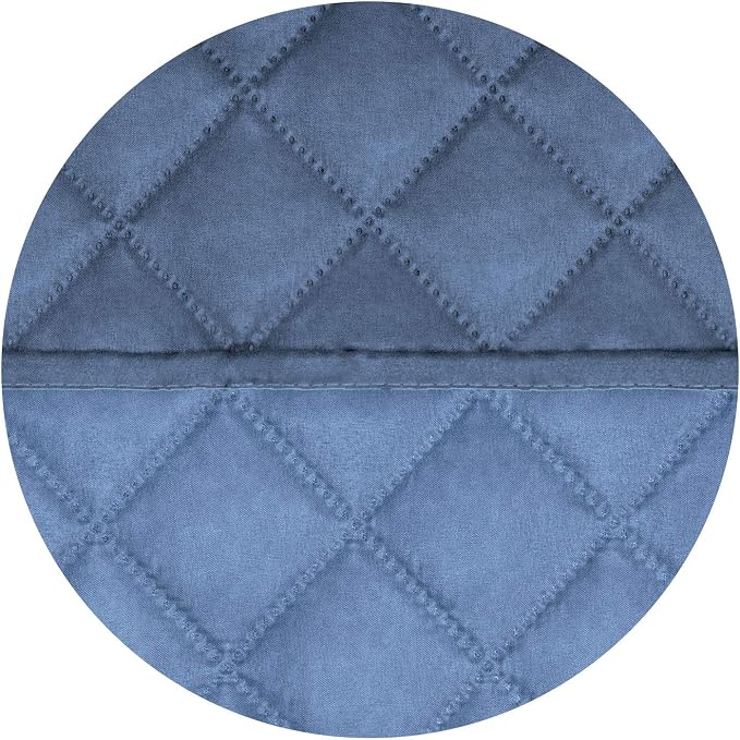PureFit Reversible Recliner Chair Covers Couch Covers for Dogs, 19 in | Dark Blue/Light Blue, Water Resistant Couch Protector, Washable Pet Couch Cover with Non Slip and Elastic Straps For Kids