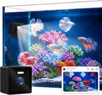 3MP 2K Aquarium & Terrarium Pet Camera with Light for Fish or Reptile Pet | Wide-angle Fisheye Close-focus Lens, With Lighting Function