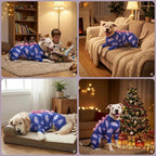 LovinPet Large Dog Pajamas, Four-Leg Stretch Onesie Bodysuit, Lightweight UV-Shielding Pajamas, Anti-Lick Calming Recovery Suit for Surgery, Pull-On for Medium and Large Breeds,Black Pink,3XL