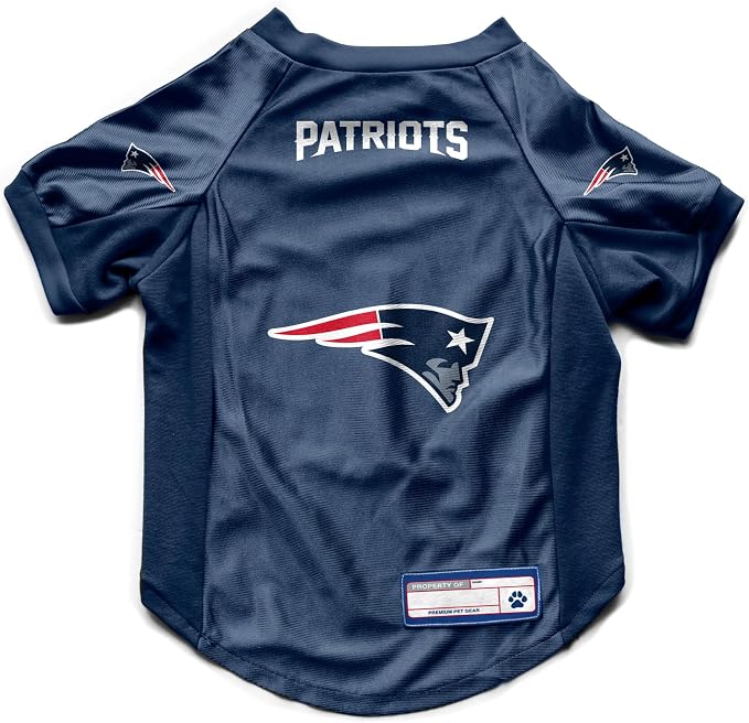 Littlearth NFL New England Patriots Stretch Pet Jersey,X-Large