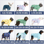 Spark Paws Dog Surgery Recovery Suit – Dog Recovery Suit After Surgery, Anti-Lick Dog Onesie, Abdominal Wound Protector, Soft Cone Alternative for Spay Neuter Male Female Pet Recovery - Planets - 3XL