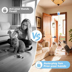 Interactive Cat Toys for Indoor Cats, Remote & 4Modes Automatic Flying Bird | No-Drill Doorway Cat Toy with Adjustable Speed, USB Rechargeable Electric Door Hanging Toy for Bored Kitten and Adult Cat