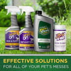Urine OFF Yard Clean Green Yard and Kennel Odor Eliminator | Cat & Dog Odor Eliminator | Earth Friendly (1 Gallon)