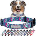 Lucky Love Dog - Adjustable Dog Collar with Easy Click Buckle for Medium Dogs, Durable, & Comfortable for Male & Female Dogs, Pet Collar for Puppies & Adult Ones - Carriebelle, Medium