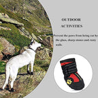 Dog Shoes Waterproof Anti-Slip Rain Boots with Reflective TLS3961