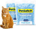PetSafe ScoopFree Premium Crystal Litter, Fresh Scent, 4.3 Lb Bag, 2 Pack