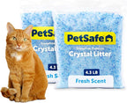 PetSafe ScoopFree Premium Crystal Litter, Fresh Scent, 4.3 Lb Bag, 2 Pack