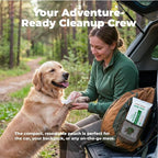 Best Pet Supplies Cleaning Dog Wipes - Hydrating Aloe, 400 Count | Unscented, Large 8x9" Pet Wipes, Vitamin E, Puppy & Cat Safe, Gentle Grooming, Resealable Pouch Prevents Drying