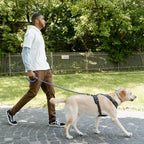 S-ETOVUS-Chain Dog Leash, Bite-Proof Metal Leash, with Padded Handle | Three Sizes 7.25FT/5.2FT/4FT, Woven From Nylon Rope And Chain, Durable And Bite-Resistant, Comfortable With Padded Handles