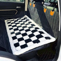 Dog Bed for Car Back Seat, Non-Slip Backseat Pet Mat for Trucks & SUVs | Plaid Flannel, Quilted PP Cotton Filling, Non-Slip Backing, Machine Washable, Fits Backseat Extenders, Trucks & SUVs