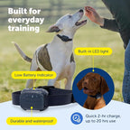 PetSafe Core Dog Trainer with Remote and Add-A-Dog Collar Waterproof Training Collar 1000-Foot Range Tone, Vibration and 15 Levels of Static Built-in LED Light