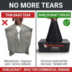 2,000 Thick Commercial Grade Pet Waste Station Refill Rolls, 10 Rolls of 200 Bags Per Roll, Fits Any Commercial, HOA, Residential Dog Waste Station - Case of 2,000 (SCDWBC)