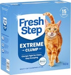 Fresh Step Extreme Clump Multi Cat Clumping Cat Litter, 14 lb. | Forms Tight Clumps, Easy To Scoop, Scented, Ammonia Block Technology, Low Dust, Compatible with Most Auto Litter Boxes