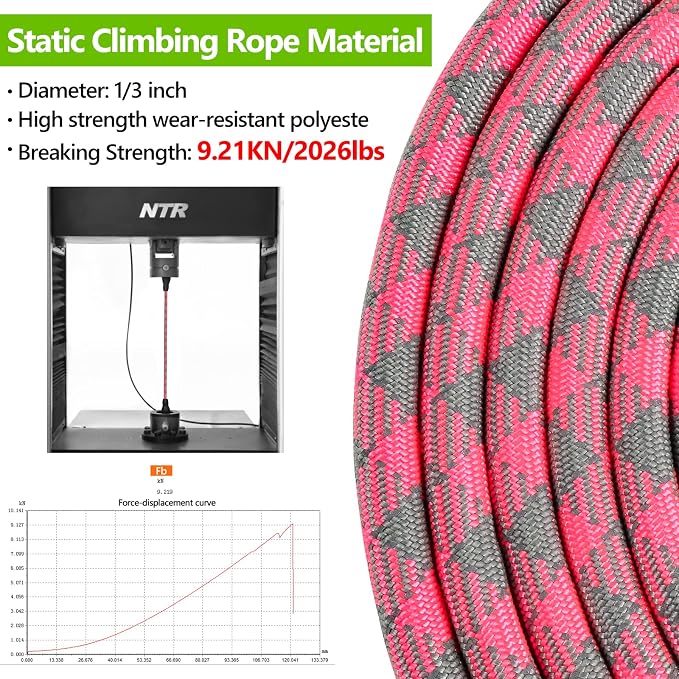 NTR Long Leash, 100FT Leash for Large Breed Dogs with Swivel Lockable Hook and Padded Handle, Pink Dog Lead for Walking, Hunting, Camping, Yard