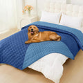 Smiry Waterproof Dog Bed Cover Blanket, Reversible Pet Blanket | Soft Reversible, Washable Leakproof Cats Dogs Couch Cover for Sofa, Couch, Furniture (82x120 Inch)