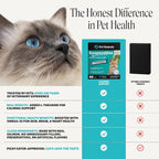 Cat Calming Lickable Treats for Anxiety Relief - Squeezable Calming Puree Pouches for Cats - Feline Stress Relief Behavior Support for Travel, Vet Visits, Grooming, & Separation (Salmon, 40 Ct)