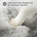 Avont Cat Bed Cave for Indoor Cats, Semi-Enclosed with Washable Cushion | Anti-Slip Bottom, Warm Plush, for Kittens & Small Dogs Under 10 lbs (M)